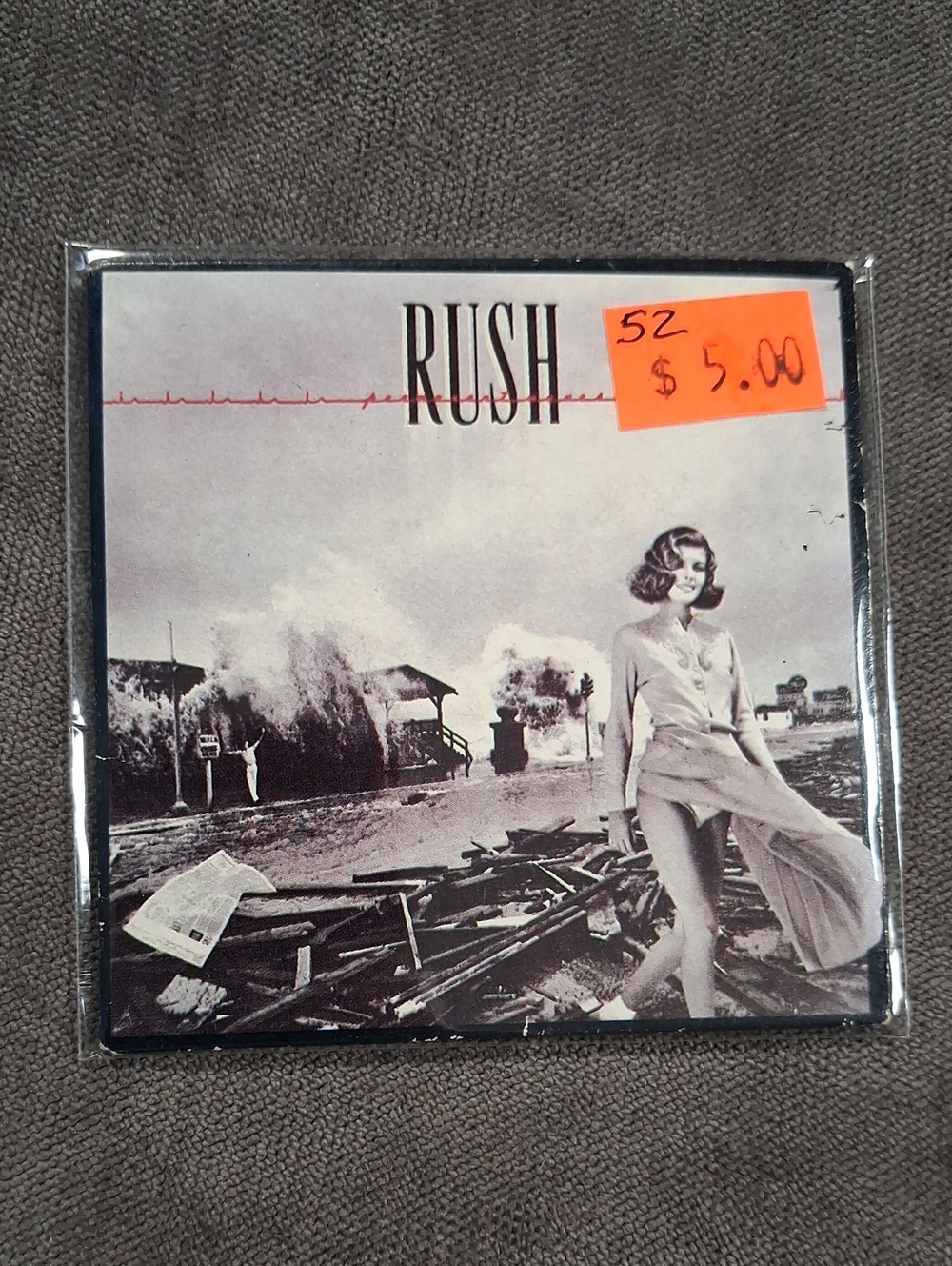 Vintage Rush Chu-Bops Miniature 80s Cardboard Album Cover ONLY G